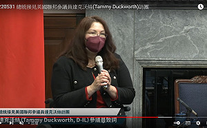 達克沃絲：已跨黨派提強化台灣安全法 確保台灣不會孤軍奮戰