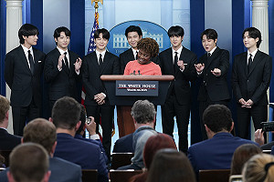 美國槍擊頻傳  BTS防彈少年團前進白宮  籲停止仇恨犯罪