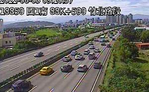 國1湖口段3車追撞！車流回堵5公里