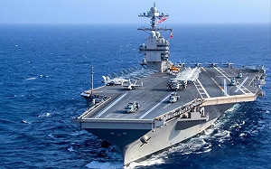 共軍4導彈穿越台上空! 美趕緊派載滿F-35 航母和兩棲艦在台東部待命