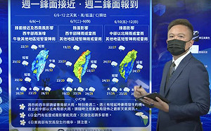 今晚鋒面殺到！週四前這2區雨最大