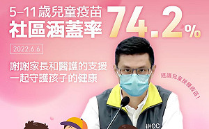兒童疫苗涵蓋率算錯 蔡英文臉書修正了