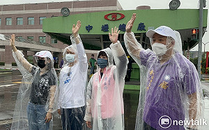 呂玉玲現身陪同行腳 羅智強：繼續往前走為桃園、台灣祈福