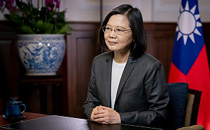 (影)蔡英文哥本哈根峰會演說：台灣和烏克蘭一樣 不會屈服威權主義