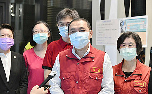 蔡英文喊「疫後生活新起點」 侯友宜：北部疫情仍艱鉅