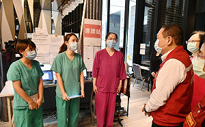 新北7大檢疫中心  侯友宜視察感謝醫護及工作同仁辛勞