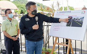 解隔首日開支票 蔡其昌：當選市長  中捷藍線4年內動工