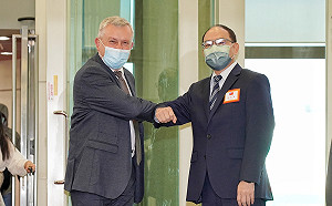 無懼共機威脅 立陶宛週內第2個次長級訪問團抵台