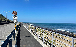 騎車賞北海岸無敵海景！台2線中角-水流公廟自行車道年底完工