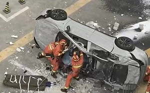 冷血中企! 蔚來測試車墜樓致2人身亡 官方竟說與車輛本身無關