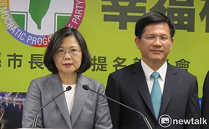 蔡英文5天3次官邸會談積極勸進 終於說動林佳龍「為黨承擔」選新北