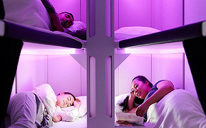 經濟艙也可以躺平 紐航創舉Skynest舒眠艙2024年啟用