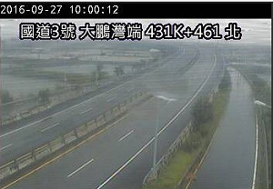 國3高架橋開放供林邊地區車輛避難