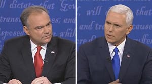 美國副總統候選人辯論 砲火攻擊猛烈