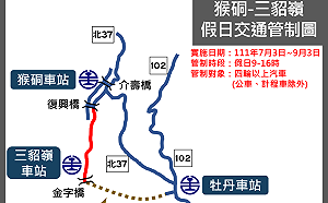 雙鐵悠遊新北三貂嶺隧道自行車道 猴硐-三貂嶺7/3起假日實施交通管制