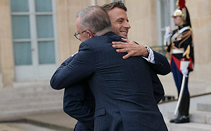 澳洲總理會法國總統 走過潛艦風波重啟兩國關係