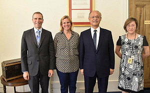 鄧振中拜會USTR  商談貿易倡議下階段進行