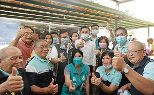 林智堅赴桃園林氏宗親總會 首個後援會成立