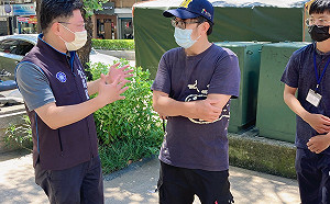 新北議員金瑞龍爭取成功 中和中山路3段人行道12座變電箱全數遷移