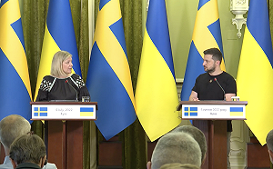 烏克蘭可能入北約？ 瑞典總理在基輔表示：支持「門戶開放」政策