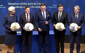 歐盟正式批准克羅埃西亞成為第20個歐元國