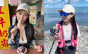 網紅辣妹「歐拉」穿比基尼釣魚！傲人上圍網暴動：魚在哪？