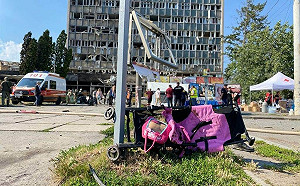 (影)俄潛艦發射巡弋飛彈攻擊烏克蘭城市文尼察 至少21死91傷42失蹤