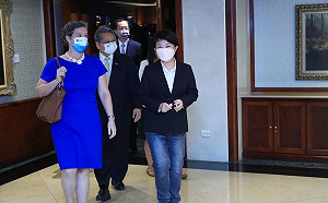 美國在台協會孫曉雅訪盧秀燕 盼女力攜手促進台美合作