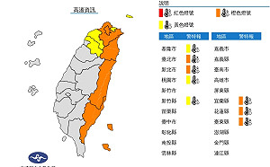 北東飆高溫防焚風 中南部及午後山區雨勢大