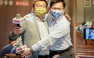 征戰首都圈後首合體 林佳龍回台中助蔡其昌「磨劍」