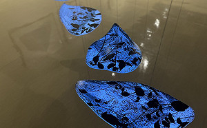 新北藝文中心「陳志良、楊明迭雙個展」 展出書畫與創新半導體冷光科技版畫