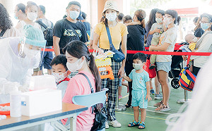 提升幼兒保護力 桃市30所學校設莫德納嬰幼兒疫苗快打站