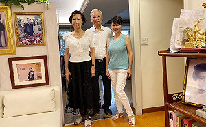 連戰病癒後首露面！滿頭白髮氣色極好