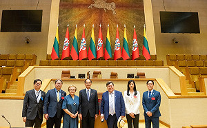 立陶宛議長：願率歐盟同僚訪台 民主往來不應被恫嚇