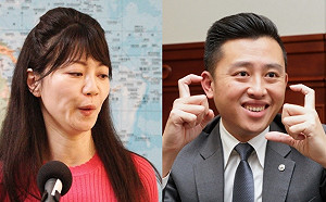 民進黨扛200斤石頭走十里山路「不換堅」 高嘉瑜換堅說掀黨內不滿