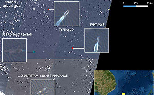 裴洛西訪台列暫定行程 解放軍兩艦、雷根號在南海對峙