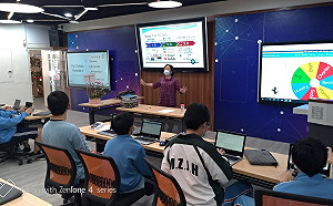 電子、體感、智慧閱讀 新北明志國中結合科技打造「數位」圖書館