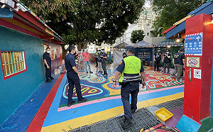 彩虹眷村牆面遭潑漆 警逮14人中市府將提告