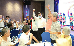 上千鄉親力挺喊凍蒜新北市長   林佳龍明啟動「1 37 作戰計畫」