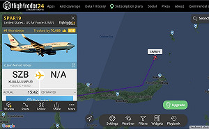 就是要到台灣！多花逾1.5小時 裴洛西專機繞飛印尼空域轉北走菲國東岸