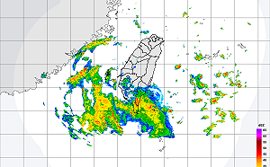 雙東澎湖大雨特報 午後桃園以南對流旺盛強風夾擊
