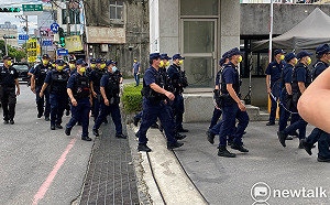 裴洛西下午訪景美人權園區 現場大批警力嚴陣以待