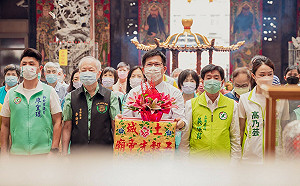 新北土城參香  林佳龍籲侯友宜外交上應與台灣站一起