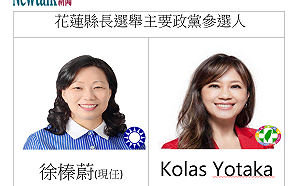 快訊》花蓮縣長候選人抽籤號次出爐！徐榛蔚1號、Kolas Yotaka 3號