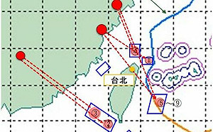 日公布中國導彈軌跡指5枚落入日EEZ、4枚飛越台灣 華春瑩嗆沒劃界