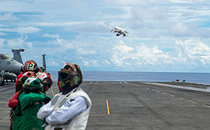 白宮批共軍挑釁｢不負責任｣不接受北京建立新現狀 雷根號續監控台海