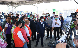 視察濱海聯外道路 陳其邁感謝中央協助打通高雄南北任督二脈