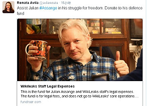 亞桑傑涉強暴案4年  厄瓜多使館接受訊問