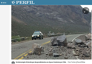 阿根廷6.4強震  撼動290公里外智利首都