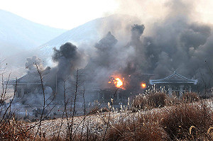 朝鮮砲轟青瓦台軍演  韓國譴責加警戒